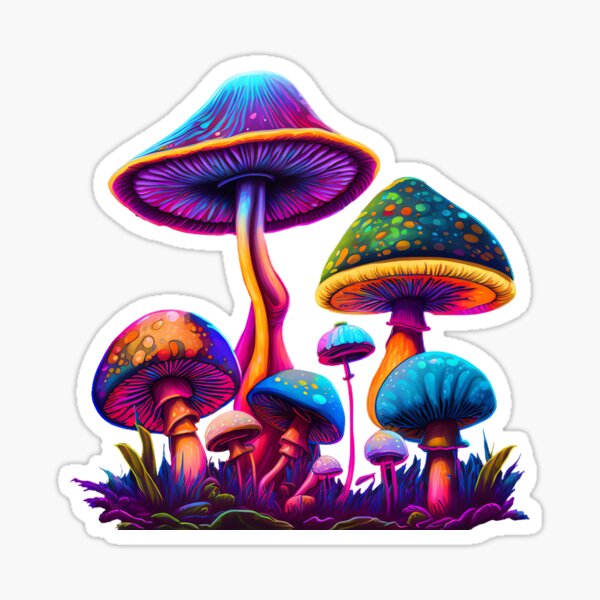 Sticker Mural - Champignons - ref.10499