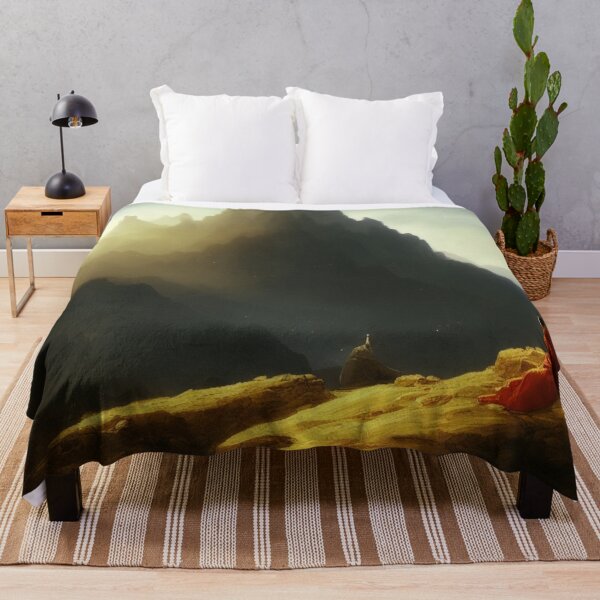 Item preview, Shaolin Monk Praying on the Side of a Mountain designed and sold by DesignerKin.