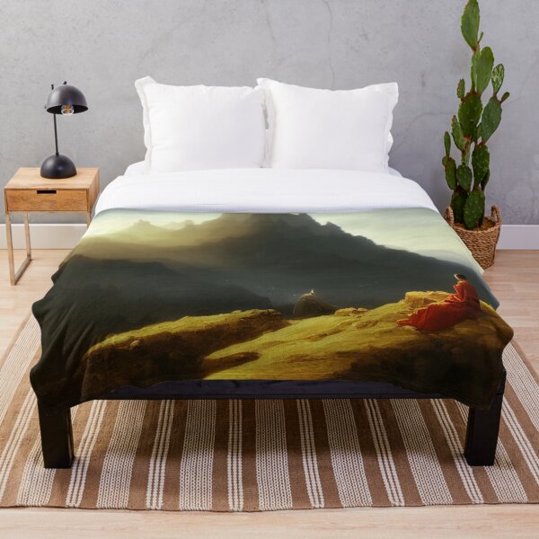 Item preview, Shaolin Monk Praying on the Side of a Mountain designed and sold by DesignerKin.