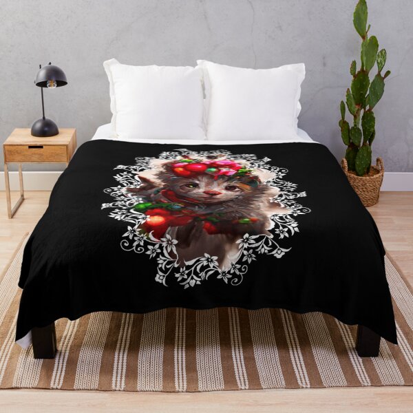 Item preview, Cat Mistletoe Decorative designed and sold by zheworkstudio.