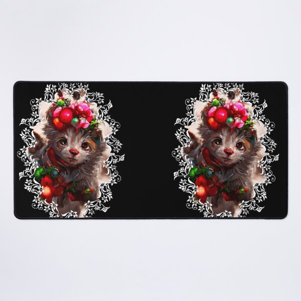 Item preview, Cat Mistletoe Decorative designed and sold by zheworkstudio.