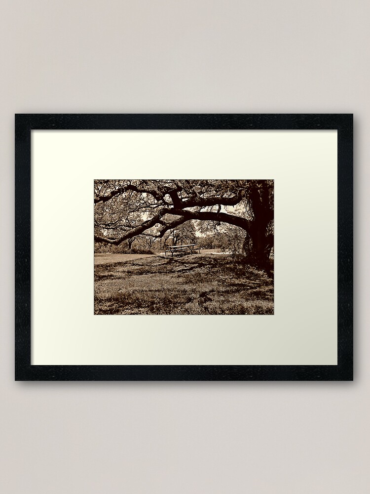 Thumbnail 1 of 7, Framed Art Print, Picnic in the Park designed and sold by idnurse41.