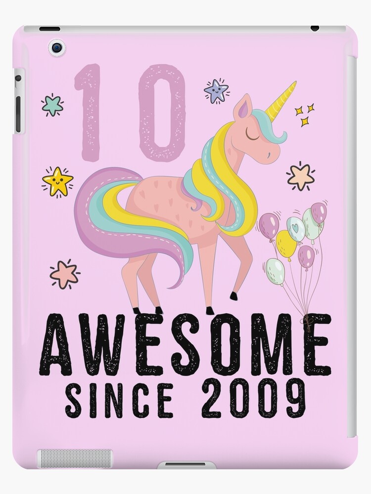 Coque et skin adhésive iPad for Sale avec l'œuvre « Cadeau licorne 10e  anniversaire 10 ans pour fille, jolie tasse, cadeau licorne 10e  anniversaire 10 ans pour, fille, sœur, fille ils aiment