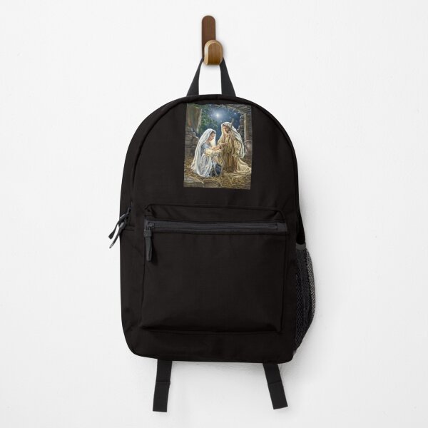 Item preview, Mary Joseph And Baby Jesus Starry Night designed and sold by Rowena Jones.