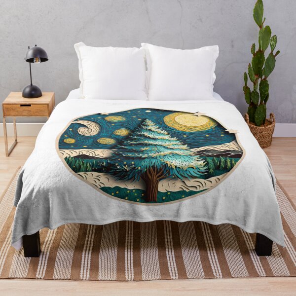 Item preview, Vincent Van Gogh Starry Night Christmas Tree designed and sold by Itis-Whatitis.