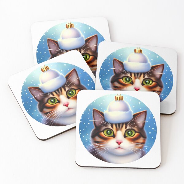 Item preview, Funny Cat Christmas designed and sold by ArtificialCraft.