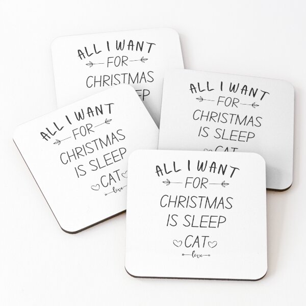 Item preview, all i want for christmas is sleep cat vintage designed and sold by Trucker10.