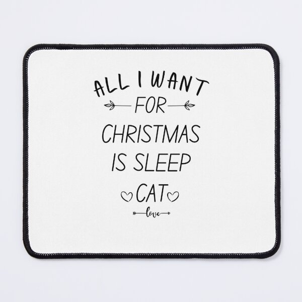 Item preview, all i want for christmas is sleep cat vintage designed and sold by Trucker10.