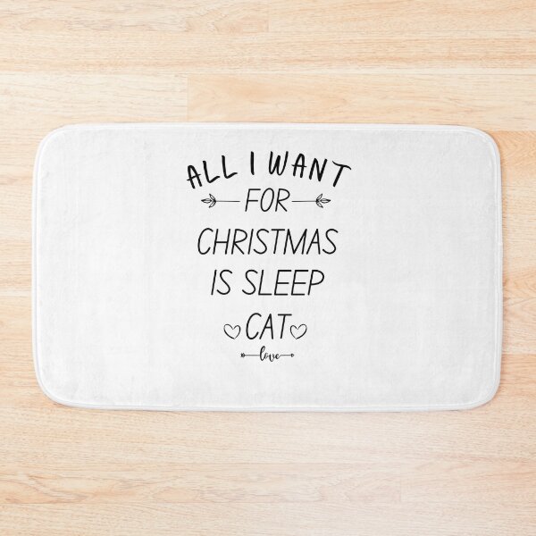 Item preview, all i want for christmas is sleep cat vintage designed and sold by Trucker10.