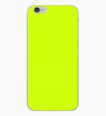 Fluorescent Yellow iPhone Case