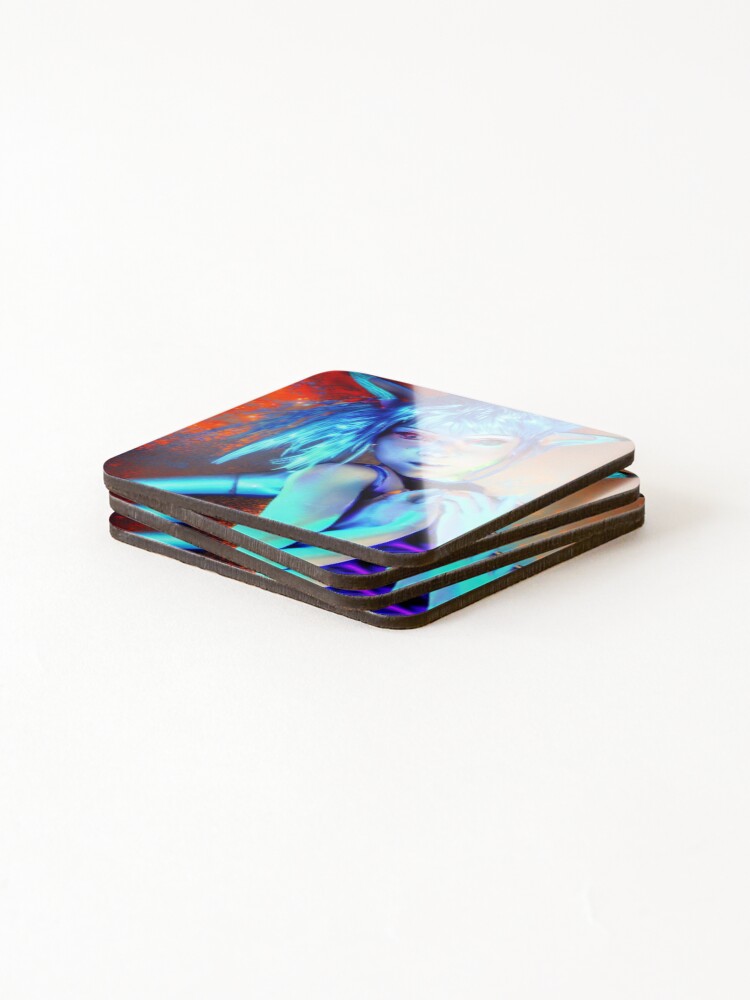 Thumbnail 4 of 5, Coasters (Set of 4), Rave Slave designed and sold by Sub-Ruminations.