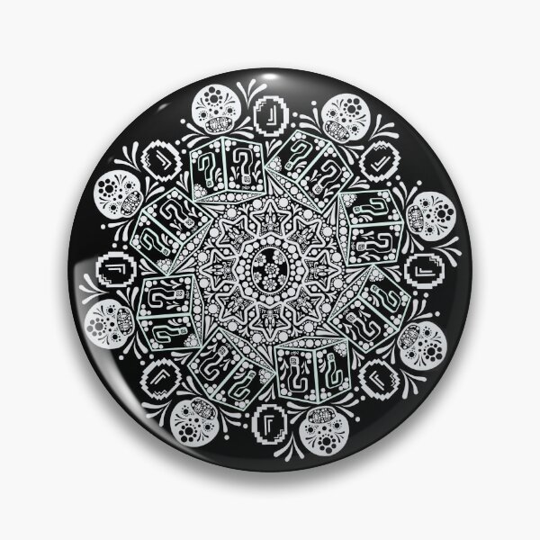 Item preview, Gamer mandala white designed and sold by pixel8edart.