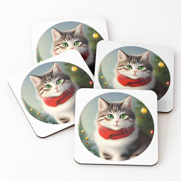 Item preview, Merry Catmas designed and sold by ArtificialCraft.