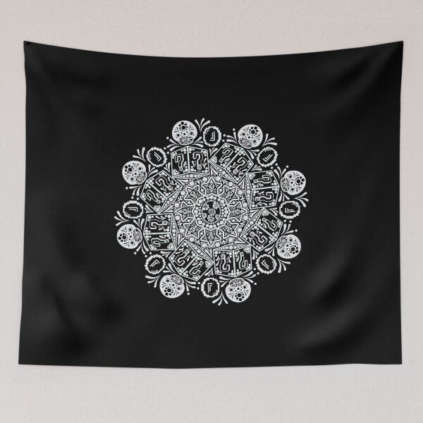 Item preview, Gamer mandala white designed and sold by pixel8edart.