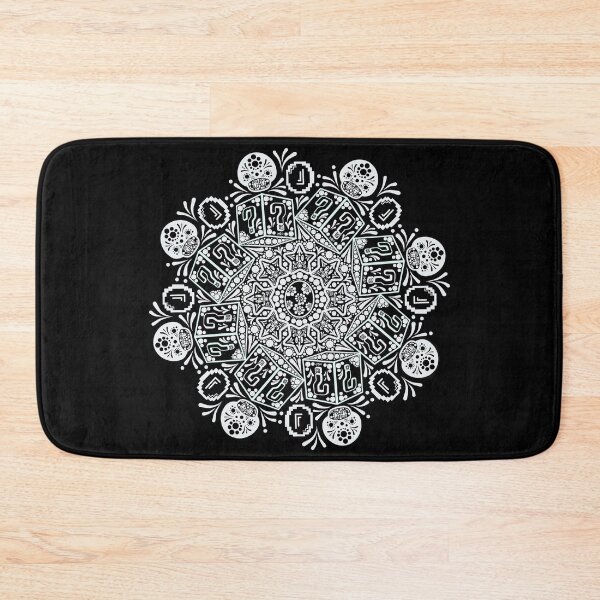 Item preview, Gamer mandala white designed and sold by pixel8edart.