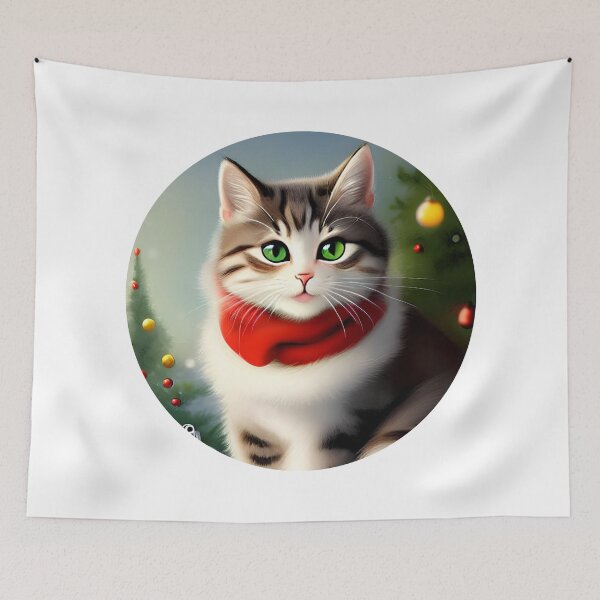 Item preview, Merry Catmas designed and sold by ArtificialCraft.