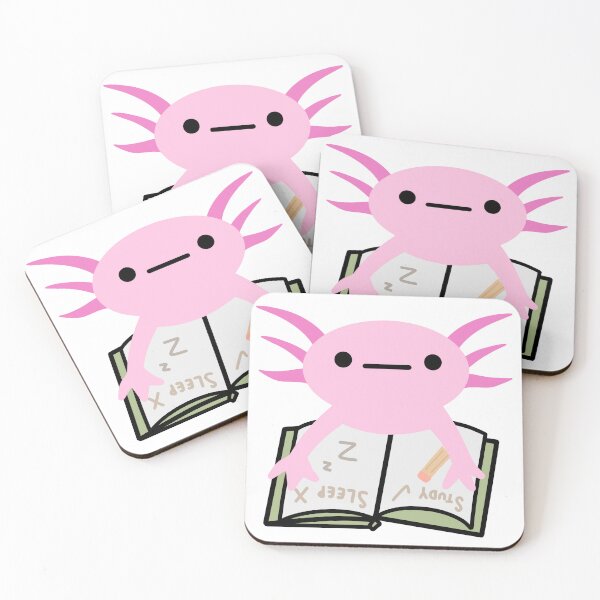 Item preview, axolotl friend study designed and sold by letterwithviv.