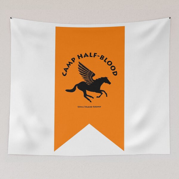 Item preview, camp half blood banner designed and sold by broadwaygirl142.