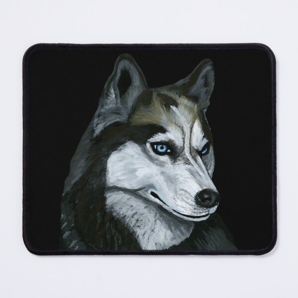 Item preview, Blue-Eyed Husky | Watercolor Art by Sulazen designed and sold by SULAZEN.