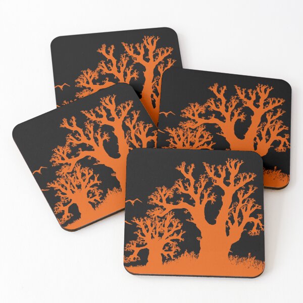 Item preview, Baobab forest silhouette orange designed and sold by Tony Cisse.