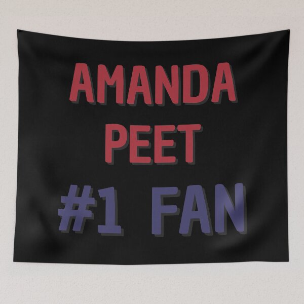 Item preview, Amanda Peet - #1 Fan designed and sold by Rybariuns.