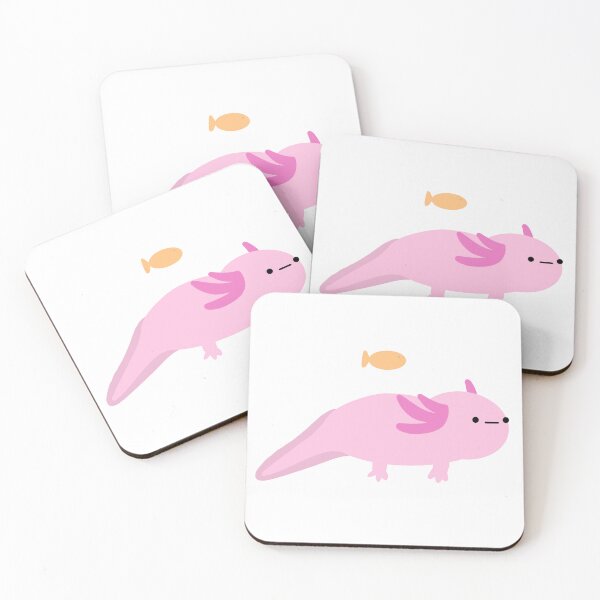 Item preview, axolotl friend about to eat designed and sold by letterwithviv.
