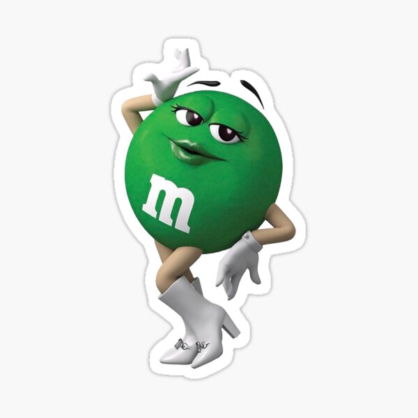 The Sexy Green M&M's Glamour Shots