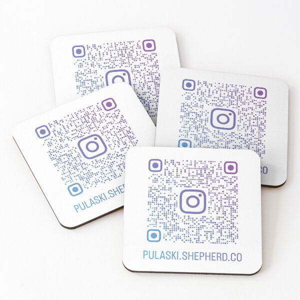 Item preview, PSCSCo QR Code Ombre Blue to Purple designed and sold by PSCSCo.