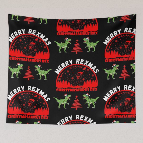 Item preview, Christmas Dinosaur Merry Rexmas   designed and sold by WoodburyLake.