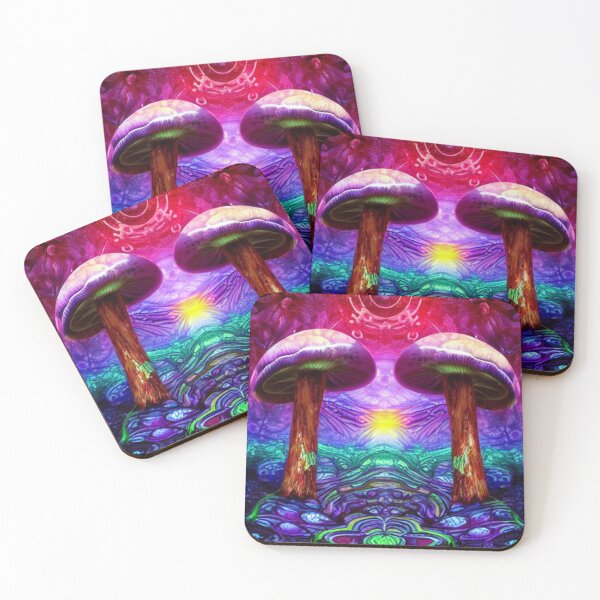 Item preview, Trippy Mushroom Painting,  with Highly Detailed Fluid Dynamics,Mushroom Painting, Colorful Mushroom Painting,Best Mushroom Paint Color designed and sold by The Best Trending Now!.