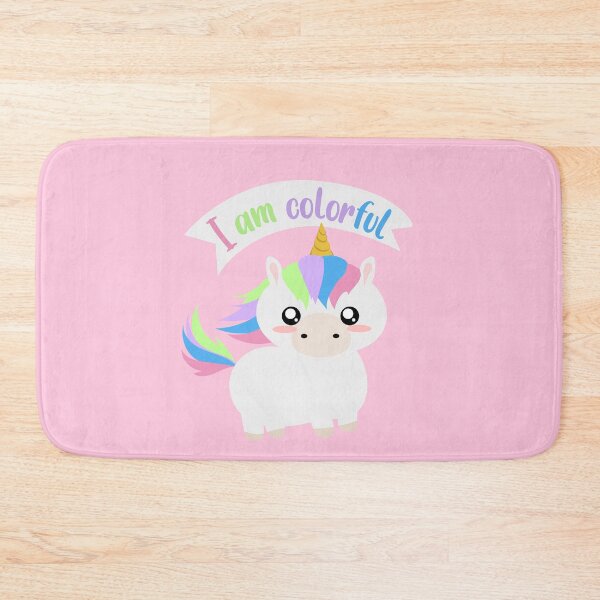 Item preview, cute colorful unicorn with text designed and sold by yessebel.