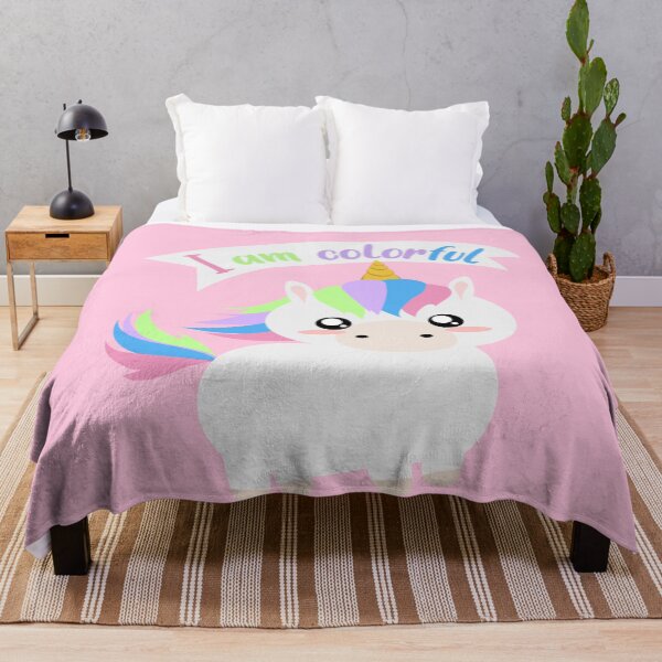 Item preview, cute colorful unicorn with text designed and sold by yessebel.