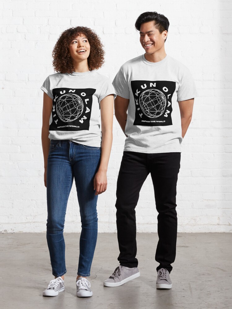 Thumbnail 1 of 7, Classic T-Shirt, TIKKUM OLAM REPAIR THE WORLD designed and sold by joeypokes.