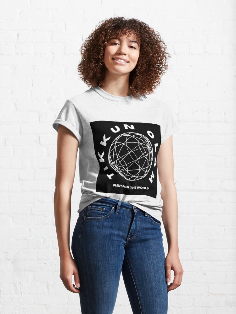 Thumbnail 4 of 7, Classic T-Shirt, TIKKUM OLAM REPAIR THE WORLD designed and sold by joeypokes.