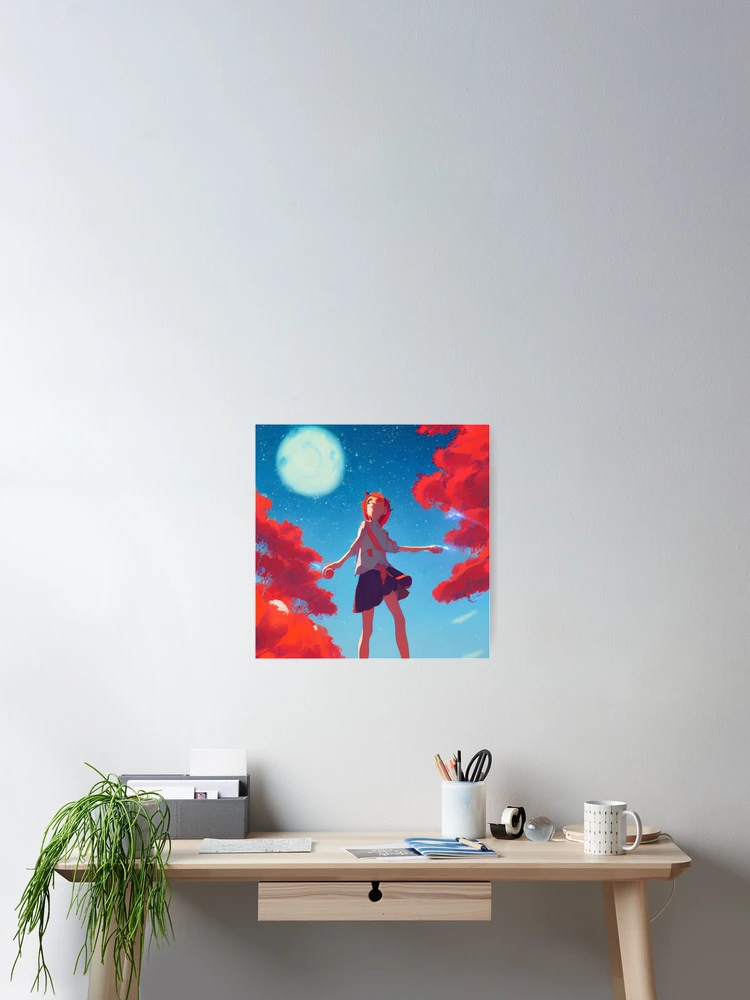 Aperçu 2 sur 3. Poster avec l'œuvre School Girl Stroll créée et vendue par Sub-Ruminations.