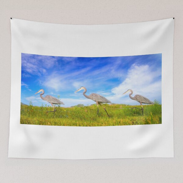 Item preview, March of the Great Blue Herons designed and sold by VisualVoyages.