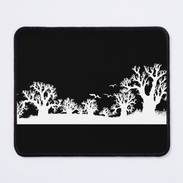 Item preview, Baobab forest silhouette white on black negative designed and sold by Tony Cisse.