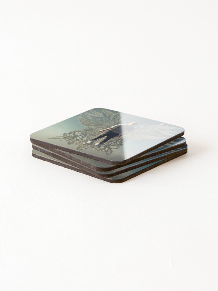 Thumbnail 4 of 5, Coasters (Set of 4), Seraphim designed and sold by Sub-Ruminations.
