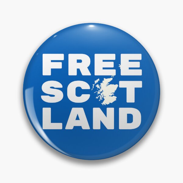 Item preview, Free Scotland - with Map of Scotland on Scottish Flag Blue designed and sold by Indy2tees.