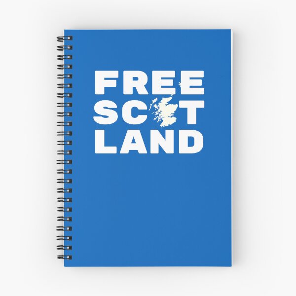 Artikelvorschau, Freies Schottland - mit Karte von Schottland auf schottischer Flagge Blau entworfen und verkauft von Indy2tees.