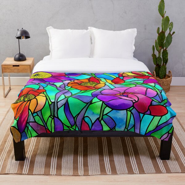 Item preview, Amapolas de vidrieras designed and sold by InnerLayersArt.