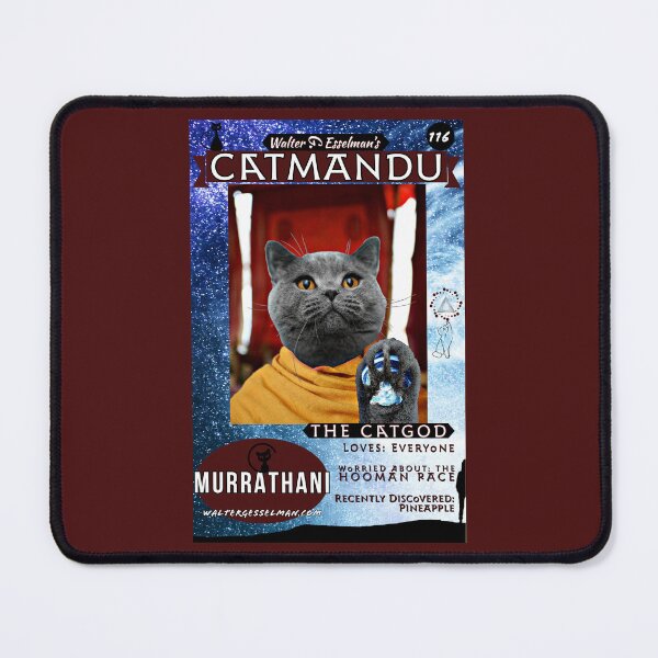 Item preview, The CatGod’s Baseball Card designed and sold by Walter G. Esselman.