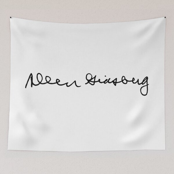 Item preview, Allen Ginsberg Signature designed and sold by Gentle40Winks.