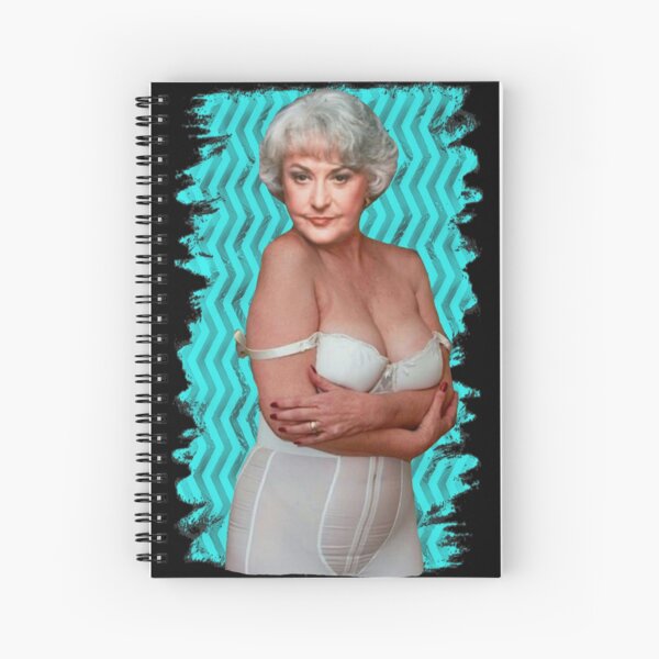 Cahier à spirale for Sale avec l'œuvre « ROSE DANS LES RUES BLANCHE DANS  LES FEUILLES GOLDEN GIRLS » de l'artiste yellowdogtees