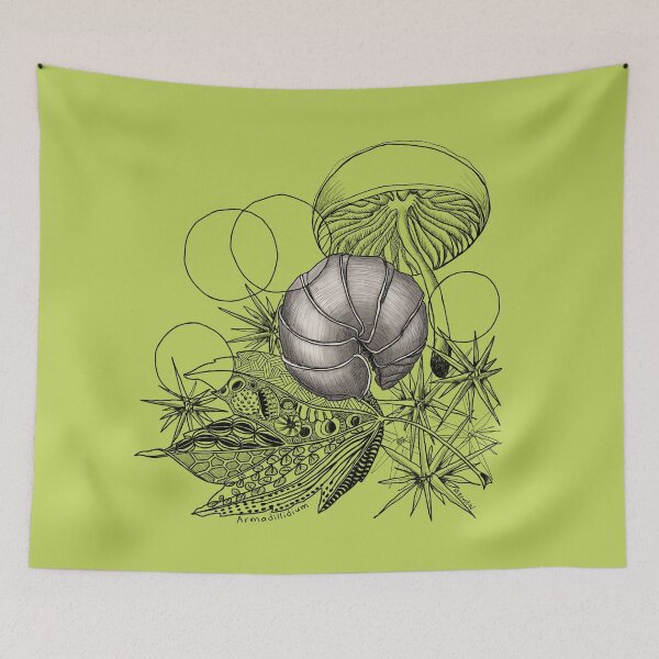 Item preview, Curled up Roly-Poly Doodle designed and sold by mernstw.
