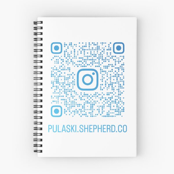 Item preview, PSCSCo QR Code Ombre Light Blue to Dark Blue designed and sold by PSCSCo.