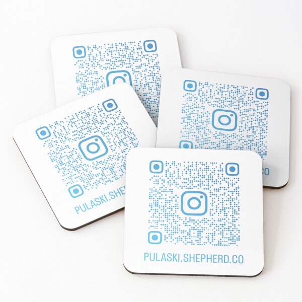 Item preview, PSCSCo QR Code Ombre Light Blue to Dark Blue designed and sold by PSCSCo.
