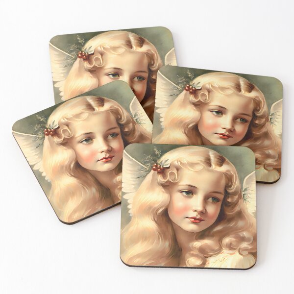 Item preview, Beautiful Watercolor Vintage Christmas Angel  designed and sold by CGSGraphics.