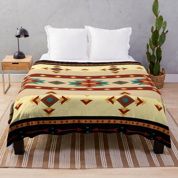 Item preview, Tribal Southwestern Design - Black, Blues, Brown, and Terracotta designed and sold by handsoftime2020.