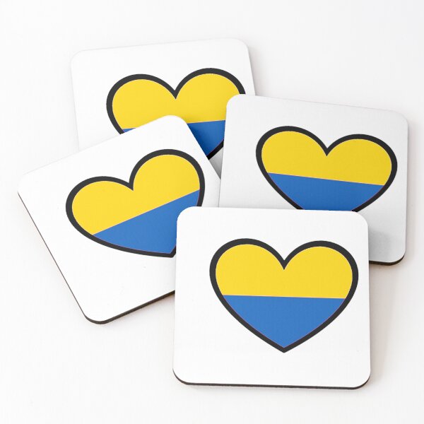 Item preview, UKRAINE FLAG HEART  designed and sold by theworldcupshop.